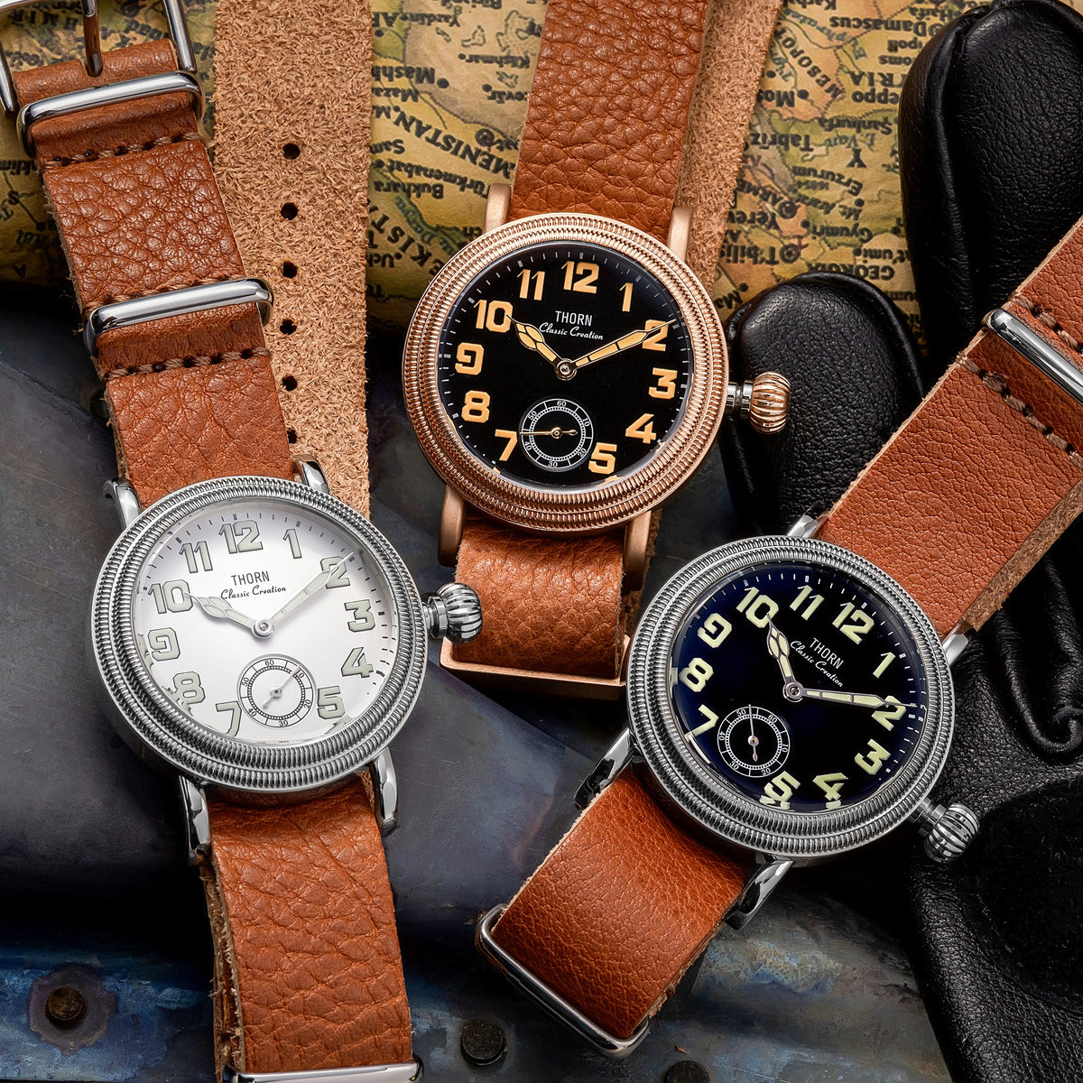 Thorn Retro Bronze Big Pilot 36mm | WR Watches