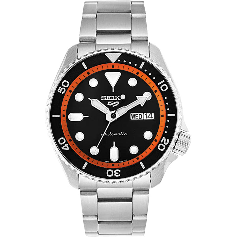 SKX SRPD Chapter Ring: Orange with Black Markers WR Watches