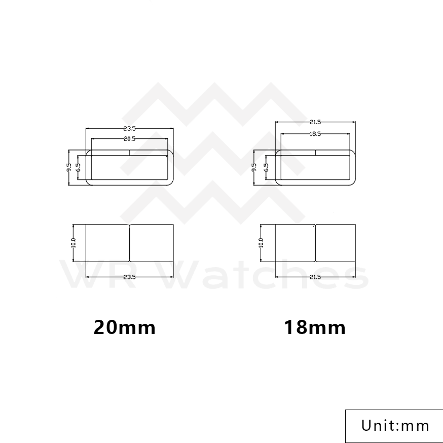 Steel Strap Keeper WR Watches