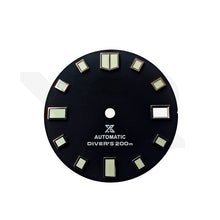Load image into Gallery viewer, 6105 Turtle Matte Black Dial for Seiko Mod
