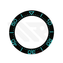 Load image into Gallery viewer, Replacement Sapphire Bezel Insert Compatible with Omega Seamaster Ploprof 1200m : Black