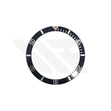 Load image into Gallery viewer, Replacement Aluminum Bezel Insert Compatible with Rolex Submariner Date : Flat 4 with Patina Pip