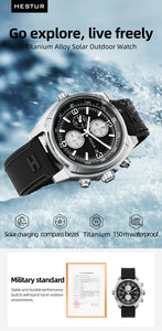 Hestur Titanium Chronograph Watch