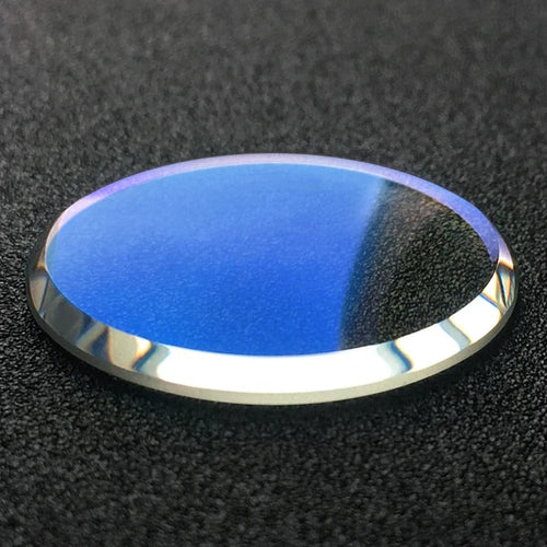 33mm Double Domed Wide Chamfer Mineral Crystal (Blue AR Coating)