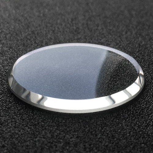 33mm Double Domed Wide Chamfer Mineral Crystal (No AR Coating)