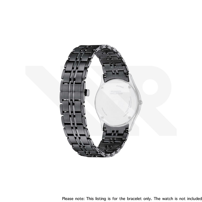 Replacement Stainless Steel Bracelet Compatible with Citizen Stiletto Eco-Drive Night Edition AR3015