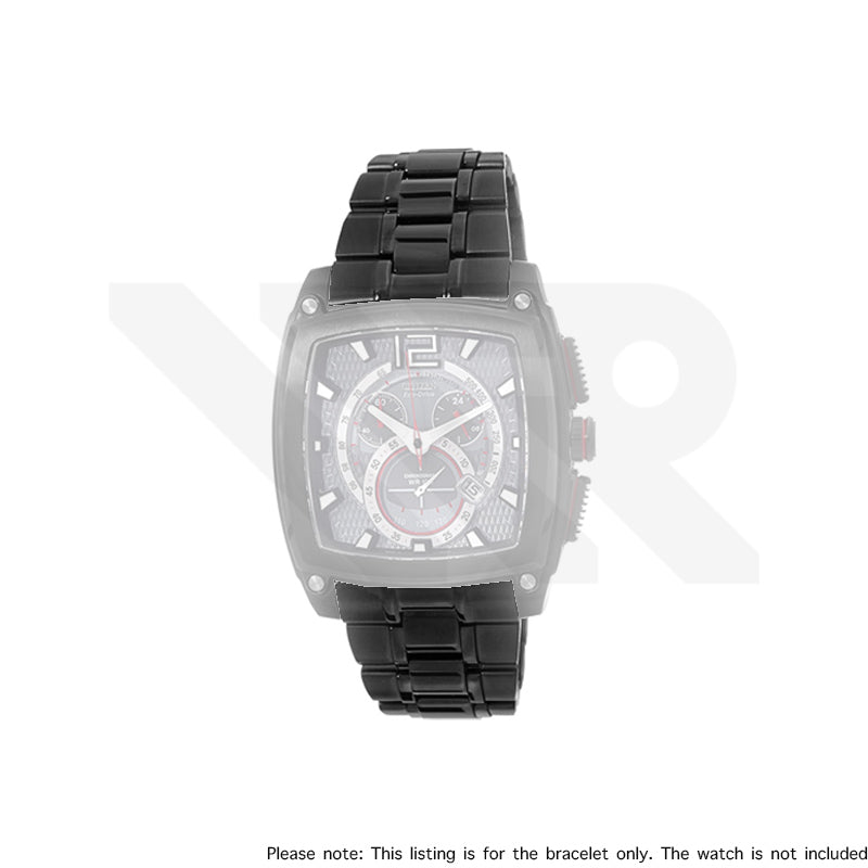 Replacement Stainless Steel Bracelet Compatible with Citizen Eco-Drive Chronograph 44mm AT0749-54E