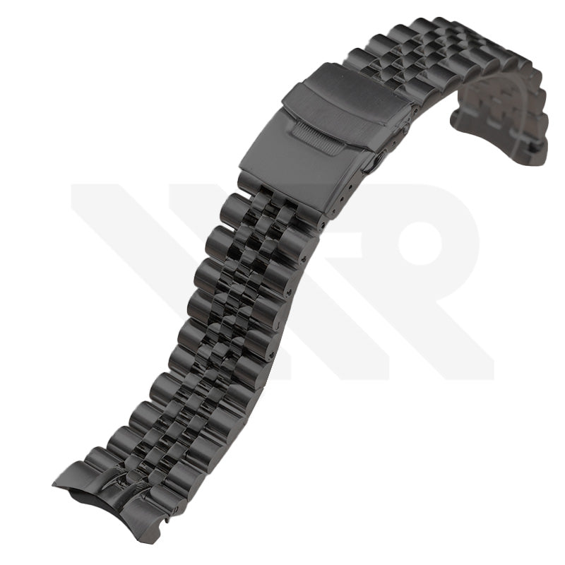 Jubilee Bracelet for Seiko Turtle Prospex SPB Series: Black