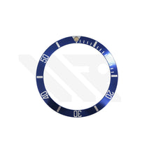 Load image into Gallery viewer, Replacement Aluminum Bezel Insert Compatible with Rolex Submariner Date : Blue with Patina Pip