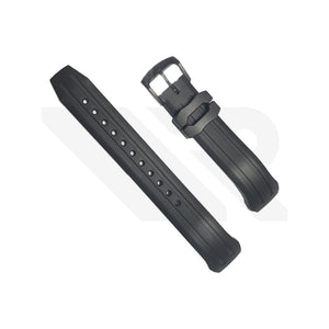 Rubber Strap for Citizen Eco-Drive Chronograph CA0384 , CA0385 , CA0386 , CA0285 , CA0286 , CA0287 , CA0289 , CA0288