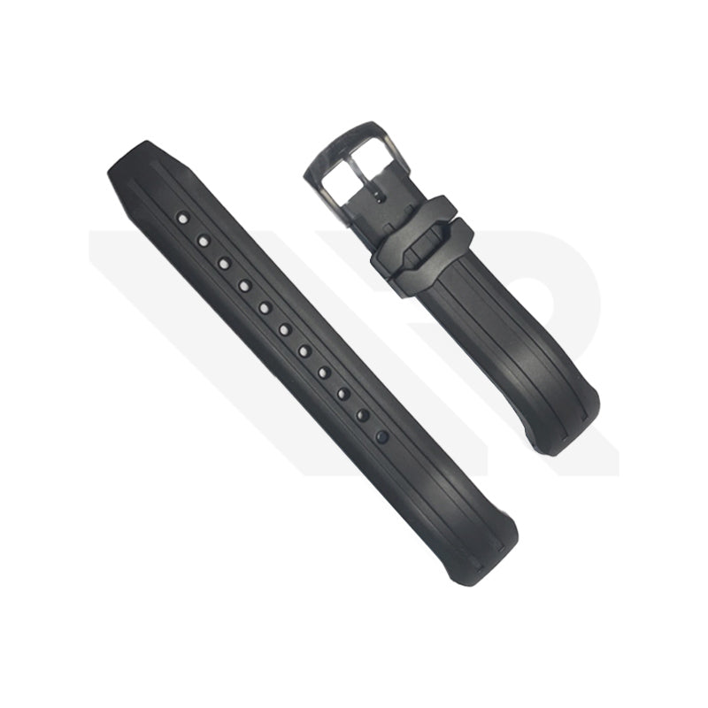 Rubber Strap for Citizen Eco-Drive Chronograph CA0384 , CA0385 , CA0386 , CA0285 , CA0286 , CA0287 , CA0289 , CA0288