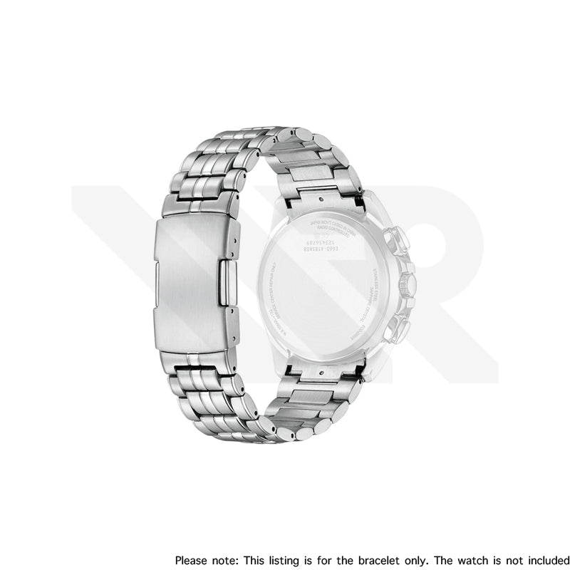 Stainless Steel Bracelet for Citizen PCAT Eco-Drive Radio-Controlled CB5874 , CB5870