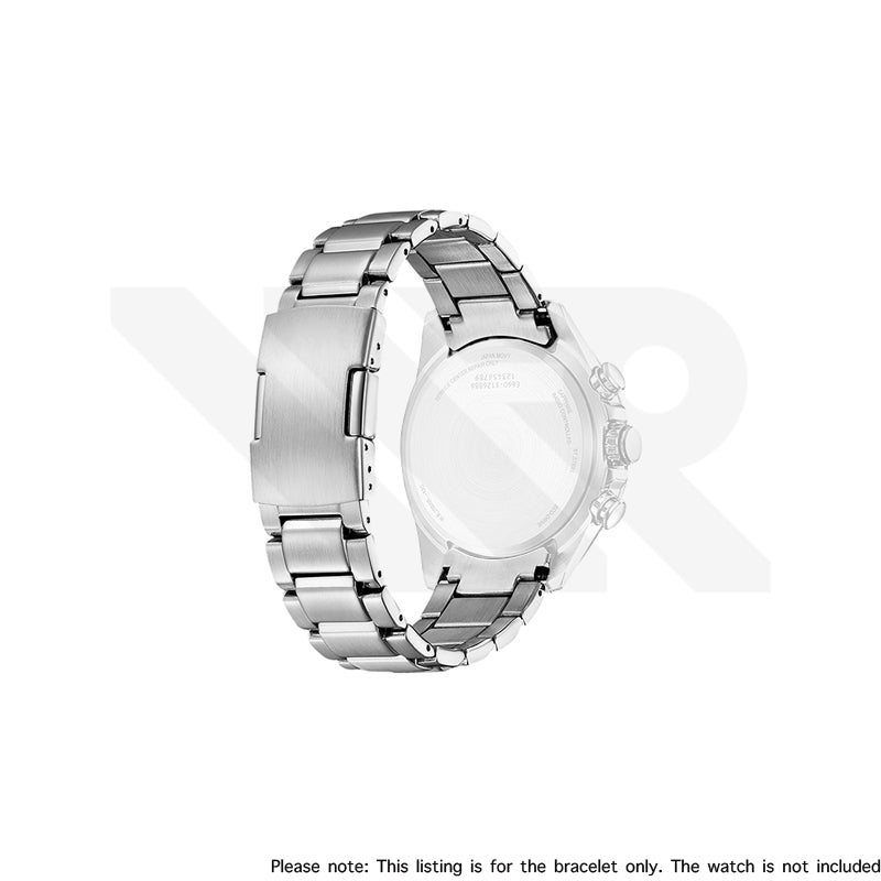 Replacement Stainless Steel Bracelet Compatible with Citizen Eco-Drive Radio Controlled CB5914 , CB5916 , CB5918