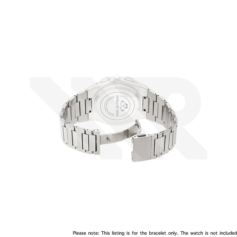 Replacement Titanium Bracelet Compatible with Citizen Satellite Wave GPS F100 series CC2001 , CC2006