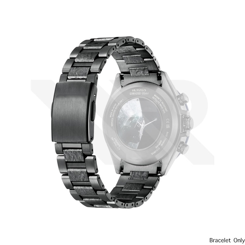 Replacement Titanium Bracelet Compatible with Citizen Attesa Satellite Wave GPS HAKUTO-R CC4065-61Y / CC4067-66E