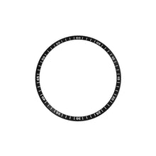 Load image into Gallery viewer, SKX / SRPD Chapter Ring: Black with White Numeric Markers