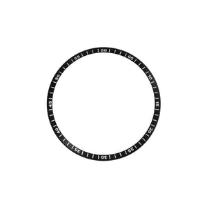 SKX / SRPD Chapter Ring: Black with White Numeric Markers