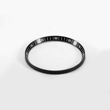 Load image into Gallery viewer, SKX / SRPD Chapter Ring: Black with White Numeric Markers