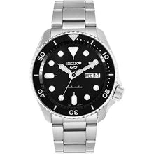 Load image into Gallery viewer, SKX / SRPD Chapter Ring: Polished Black Stainless Steel with Minute Markers