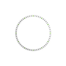 Load image into Gallery viewer, SKX / SRPD Chapter Ring: White With Green Markers