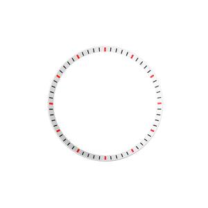 SKX / SRPD Chapter Ring: White With Red Markers