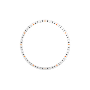 SKX / SRPD Chapter Ring: White With Orange Markers