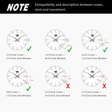 Load image into Gallery viewer, Sunburst Green Day-date Dial for Seiko Mod