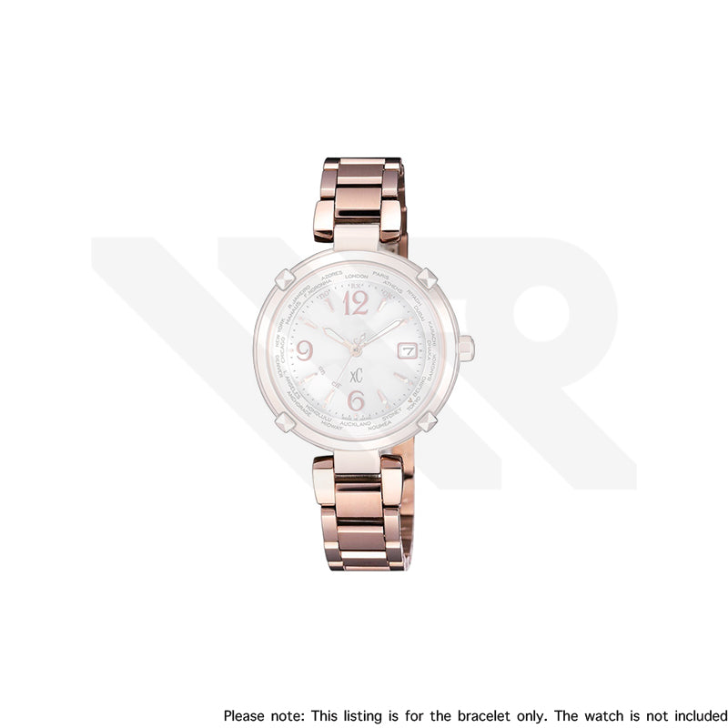 Replacement Titanium Bracelet Compatible with Citizen xC Radio Controlled Eco-Drive EC1047 , EC1048
