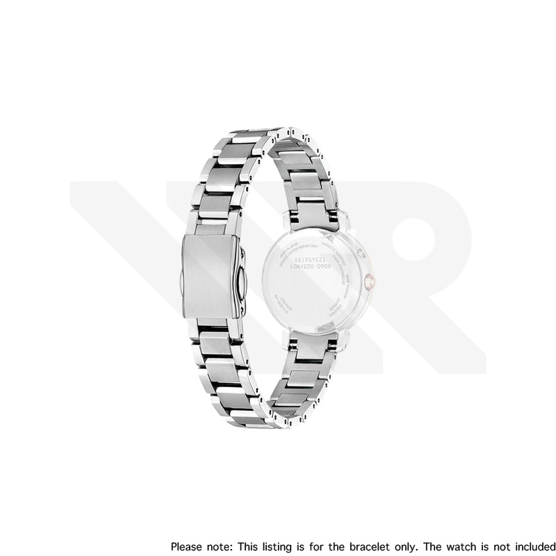 Replacement Titanium Bracelet Compatible with Citizen xC Hikari Collection ES9445 , ES9446 , ES9447