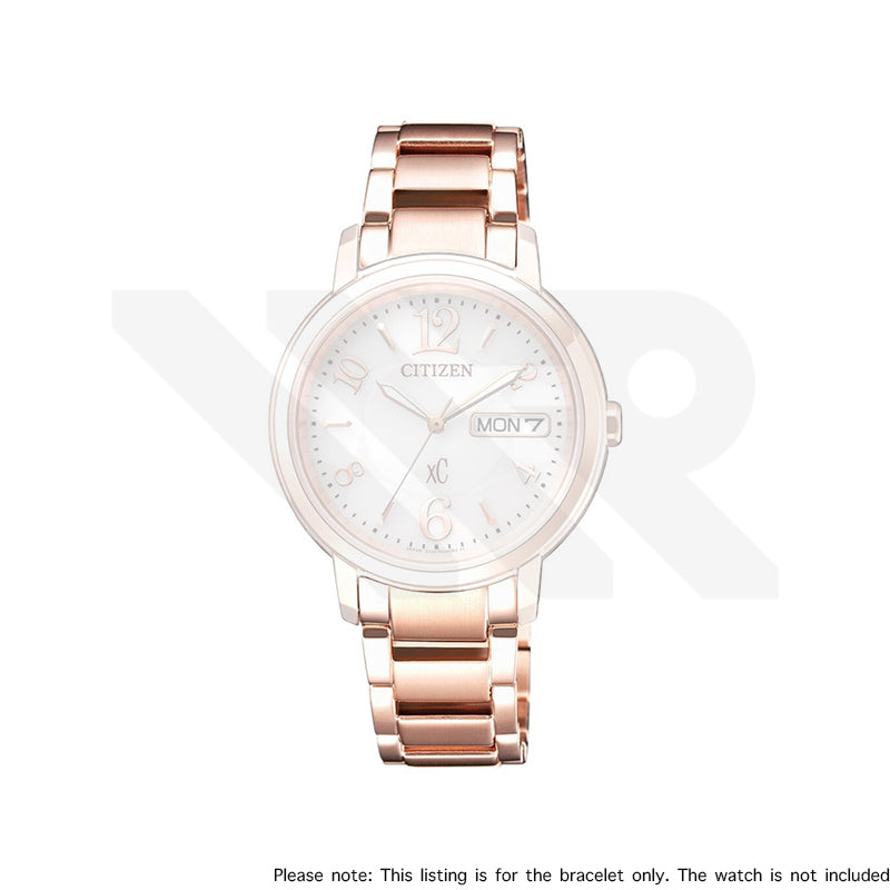 Replacement Stainless Steel Bracelet Compatible with Citizen xC Eco-Drive EW2422 , EW2423