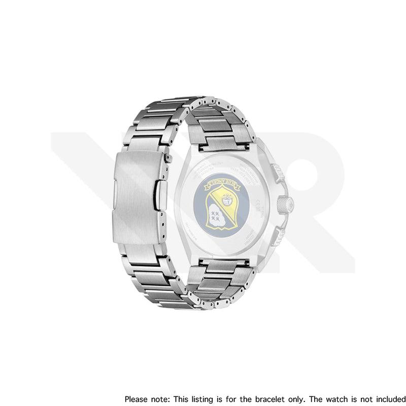 Replacement Stainless Steel Bracelet Compatible with Citizen Promaster Skyhawk A-T JY8120 , JY8125 , JY8128 , JY8147 , JY8148 , JY8149