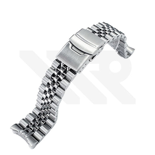 Jubilee Bracelet for Seiko Turtle Prospex SPB Series: Stainless Steel