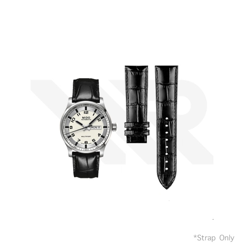 ポテトM Replacement Leather Strap Compatible with Mido Multifort M005430
