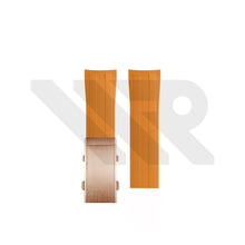 Load image into Gallery viewer, Replacement Rubber Strap Compatible with Mido Ocean Star Series M026430 , M026629 , M026608 (Rose Gold)