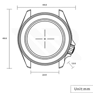 Sub Case for Casio MDV Mod: Two-Tone