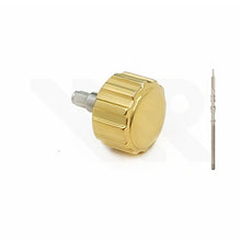 Load image into Gallery viewer, Wide Grip Crown for Casio Duro MDV-106: Polished Gold