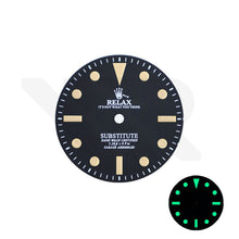 Load image into Gallery viewer, Retro Style Relax Dial for Seiko Mod: Matte Black No Date