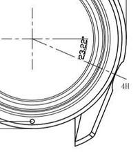 NH35/NH36 Full Luminous Date Disc - Kanji (BGW9)