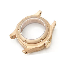 Load image into Gallery viewer, Nautilus Sandblasted Case Set for Seiko Mod: Rose Gold