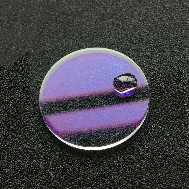 Flat Cyclops Sapphire Crystal for Casio Duro MDV (Red AR Coating