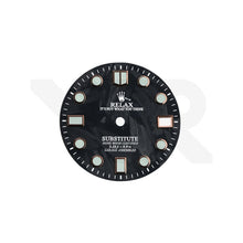Load image into Gallery viewer, Relax Carbon Fiber Dial for Seiko Mod - Rose Gold MM Indices