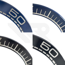 Load image into Gallery viewer, Replacement Ceramic Bezel Ring Compatible with Omega Seamaster Planet Ocean 600m 215.30.44 - Black / Red