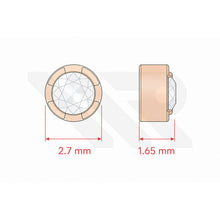 Load image into Gallery viewer, Replacement Decoration Diamond Compatible for Chopard Happy Diamonds (PVD Rose Gold)