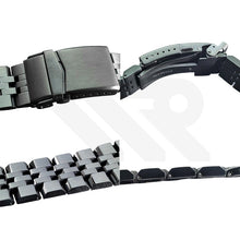 Load image into Gallery viewer, Tank Jubilee Bracelet for Seiko Prospex Marine Master Professional Tuna SBBN025 / SBBN027 / SBBN029 / SBDX014 / SBDX016 : Black
