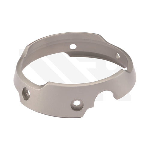 Titanium Shroud for Seiko Prospex Marine Master Emperor Tuna SBDX011 SBDX013 SBDX014 SBDX016: Sandblasted Silver