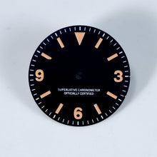 Load image into Gallery viewer, Retro Black Dial for Seiko Mod