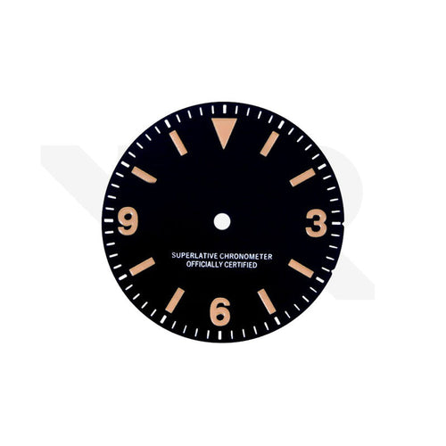 Retro Sub 369 Black Dial for Seiko Mod