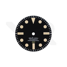 Load image into Gallery viewer, Black GMT Matte Dial for Seiko NH34 Mod