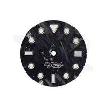 Load image into Gallery viewer, Carbon Fiber Dial for Seiko Mod - Silver Foil
