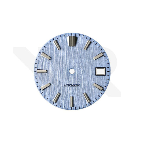 GS White Birch Style Dial for Seiko Mod: Silver GS Style Indices